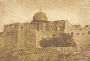 Koubbé-Nébi-Monça – Mojžíšova kopule v Jeruzalémě, srpen 1850. od Maxime Du Camp