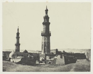 Mešita Aly-Bey, Girgeh, Horní Egypt, deska 15 z alba "Egypte, Nubie, Palestine et Syrie" (1852) od Maxime Du Camp