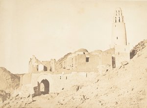Mešita Belal, jižně od Philae Right Bank, 11. dubna 1850. od Maxime Du Camp