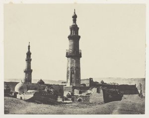 Mešita Aly-Bey, Girgeh, Horní Egypt, deska 15 z alba "Egypte, Nubie, Palestine et Syrie" (1852) od Maxime Du Camp