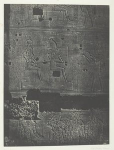 Západní zeď, Velký chrám Isis ve Philoe, Nubia, 184951, vytištěno 1852. od Maxime Du Camp