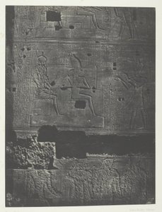 Západní zeď, Velký Isidin chrám ve Filó; Núbie, deska 78 z alba "Egypte, Nubie, Palestine et Syrie" (1852) od Maxime Du Camp