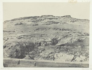 Necropolis of Ancient Lycopolis, Horní Egypt, 184951, tištěno 1852. od Maxime Du Camp
