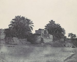 Lehký šátek na hlavu. Philoe, 1850. od Maxime Du Camp
