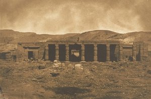Palác Gournah Menephteun v Thébách, 1849-50. od Maxime Du Camp