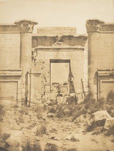 Propylaea z Thutmosea, v Medinet-habou Théby, 1849-50. od Maxime Du Camp