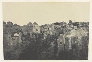 Západní čtvrť, Jeruzalém; Palestina od Maxime Du Camp