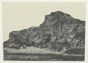 Druhý katarakt, Dgebel-Aboucir; Núbie, deska 112 z alba "Egypte, Nubie, Palestine et Syrie" (1852) od Maxime Du Camp