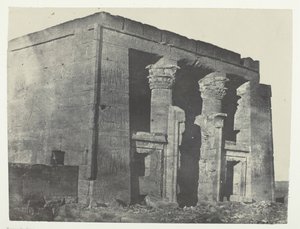 Temple De Dakkeh, Naos, Nubie, 184951, vytištěno 1852. od Maxime Du Camp
