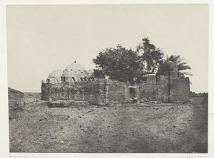 Hrobka Cidi-Abdellah-el-Marabout, Horní Egypt od Maxime Du Camp