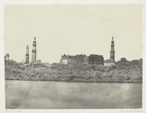 Celkový pohled, Girgeh, Horní Egypt od Maxime Du Camp