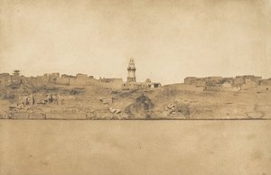Celkový pohled na Esné č. 2, mediální část, 1849-50. od Maxime Du Camp