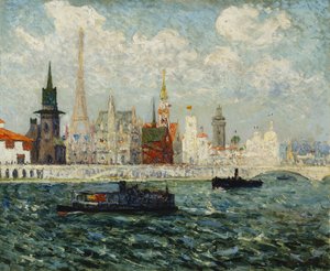 Pavilony, Mezinárodní výstava v Paříži, 1900, 1900 od Maxime Emile Louis Maufra