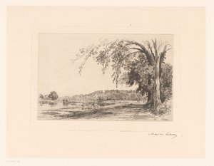 Pohled na Richmond Richmond (název na objektu) od Maxime François Antoine Lalanne (signed by artist)