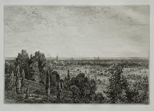 Bordeaux, Pohled z pobřeží Cénon od Maxime Lalanne