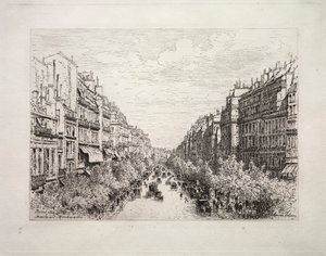 Boulevard Montmartre od Maxime Lalanne