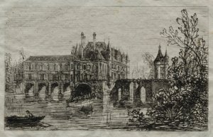 Zámek Chenonceau od Maxime Lalanne