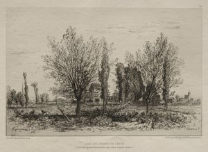 Dans les Champs de Cénon, 1876. od Maxime Lalanne