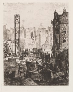 Demolice pro otevření Boulevard St. Germain, 1862. od Maxime Lalanne