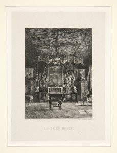 Le salon rouge (Červený pokoj), pl. 5 z apartmá Chez Victor Hugo (Victor Hugo od Maxime Lalanne