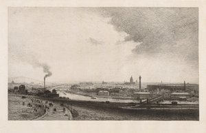 Paříž v roce 1867, Pohled z Trocadera od Maxime Lalanne
