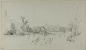 Park M. de Rothschilda ve Ferrières od Maxime Lalanne