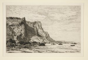 Pláž černých krav? Villers (Calvados) (Pláž černých krav ve Villers [Cavaldos]) od Maxime Lalanne