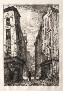 Rue des Marmousets (Stará Paříž) od Maxime Lalanne