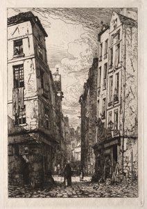Rue des Marmousets (Stará Paříž) od Maxime Lalanne