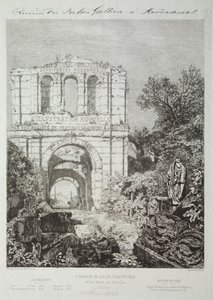 Ruiny paláce Gallien v Bordeaux, 1866-1868. od Maxime Lalanne
