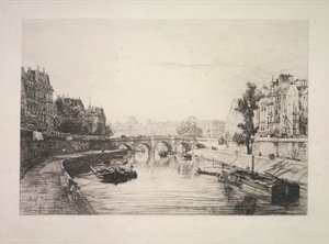Pohled z mostu St. Michel od Maxime Lalanne
