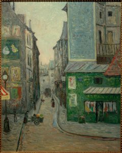 Platz St. André des Arts, Rue Suger, Paříž od Maxime Emile Louis Maufra