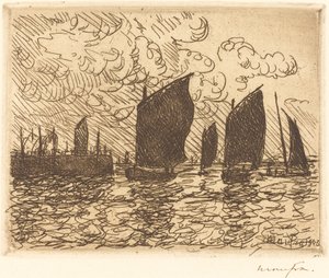 Návrat člunů od Maxime Maufra