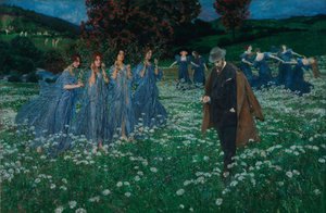 Un monde - Svět, Lenz, Maxmilián (1860-1948). Olej na plátně