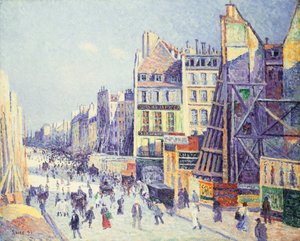 Rue Reaumur, 1897 od Maximilien Luce