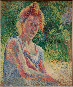 Portrét mladé ženy od Maximilien Luce