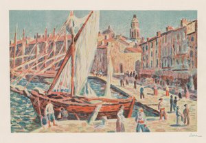 Saint Tropez od Maximilien Luce