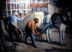The Dray (olej na plátně) od Maximilien Luce
