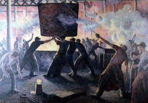 Slévárna od Maxmiliána od Maximilien Luce