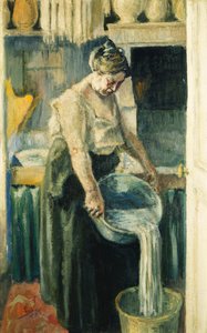 Prádelna; La Blanchisseuse, od Maximilien Luce