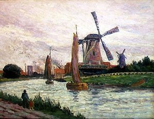 Větrný mlýn od Maximilien Luce