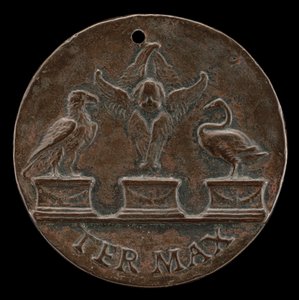 Cherub, Labuť a Orel [reverzní], c. 1513. od Mea