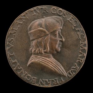 Francesco Bonatti, mantovský právník [avers], c. 1510. od Mea