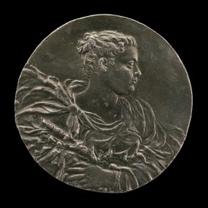 Mladá žena z Benátek v róbě a plášti, c. 1563. od Medallist A.A.