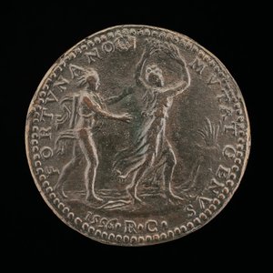 Apollo pronásleduje Daphne [reverse], 1556. od Medallist R.C.