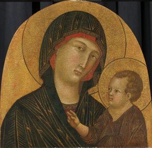 Panna a dítě Madonna a dítě od Meester van Badia a Isola