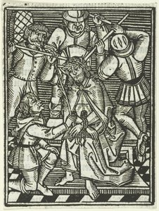 Trnová koruna od Meester van de Delbecq Schreiber Passie (attributed to)