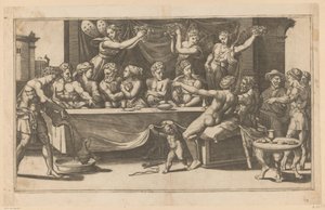 Svatba Amor a Psyche od Meester van de Dobbelsteen
