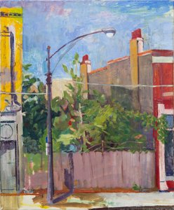 Eden na Grand Avenue, 2007 (olej na plátně) od Megan Williamson