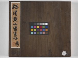 12 pohledů na Huangshan (inkoust na hedvábí) od Mei Qing